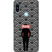 Черный чехол Uprint Xiaomi Redmi Note 5 / Note 5 Pro Man Pattern