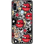 Черный чехол Uprint Xiaomi Redmi Note 5 / Note 5 Pro Rock Graffiti