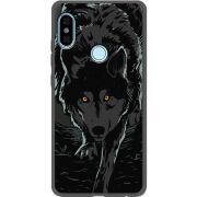 Черный чехол Uprint Xiaomi Redmi Note 5 / Note 5 Pro Wolf