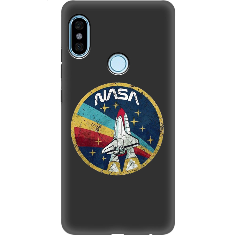 Черный чехол Uprint Xiaomi Redmi Note 5 / Note 5 Pro NASA