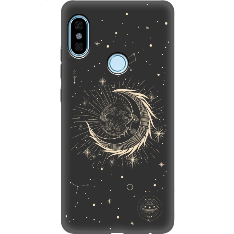 Черный чехол Uprint Xiaomi Redmi Note 5 / Note 5 Pro Moon