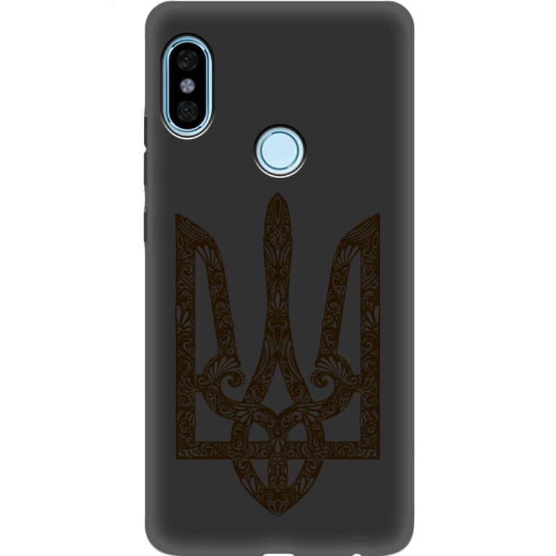 Черный чехол Uprint Xiaomi Redmi Note 5 / Note 5 Pro Ukrainian Trident