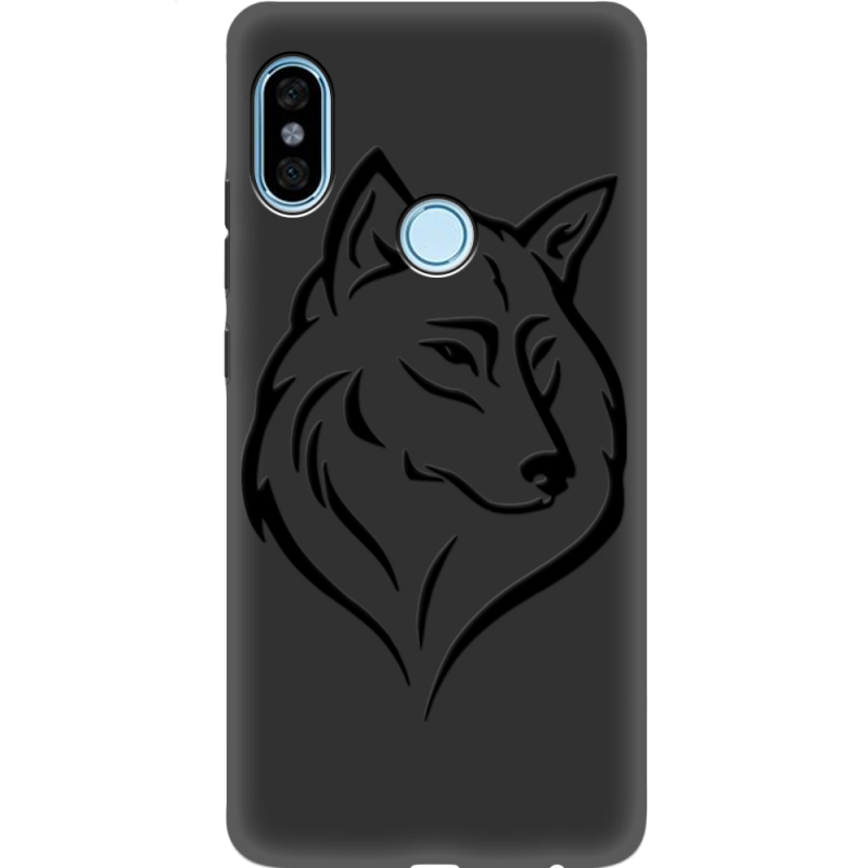 Черный чехол Uprint Xiaomi Redmi Note 5 / Note 5 Pro Wolf