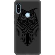 Черный чехол Uprint Xiaomi Redmi Note 5 / Note 5 Pro Owl