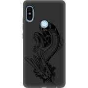 Черный чехол Uprint Xiaomi Redmi Note 5 / Note 5 Pro Snake