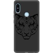 Черный чехол Uprint Xiaomi Redmi Note 5 / Note 5 Pro Tiger