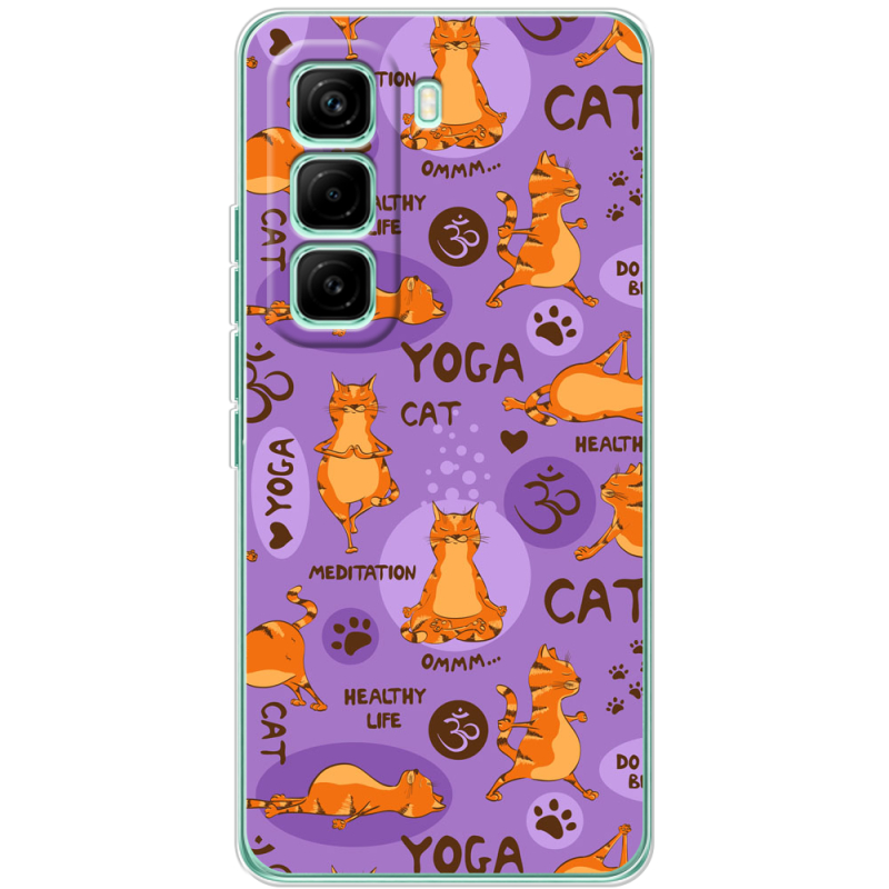 Чохол BoxFace Infinix Hot 60 Pro Yoga Cat