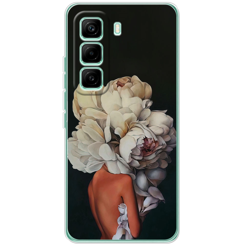 Чохол BoxFace Infinix Hot 60 Pro Exquisite White Flowers