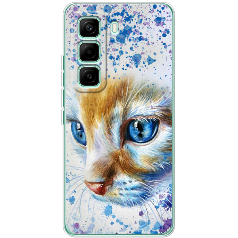 Чохол BoxFace Infinix Hot 60 Pro Голубоглазый Кот