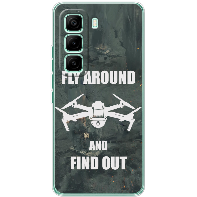 Чохол BoxFace Infinix Hot 60 Pro Дрон Fly Around