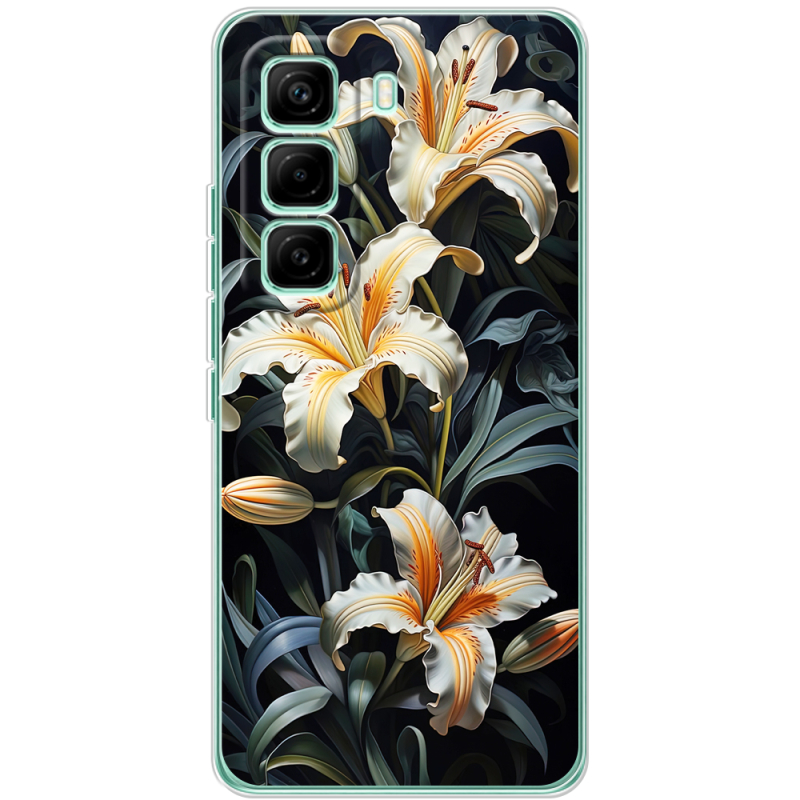 Чохол BoxFace Infinix Hot 60 Pro Сяйво цвіту ночі