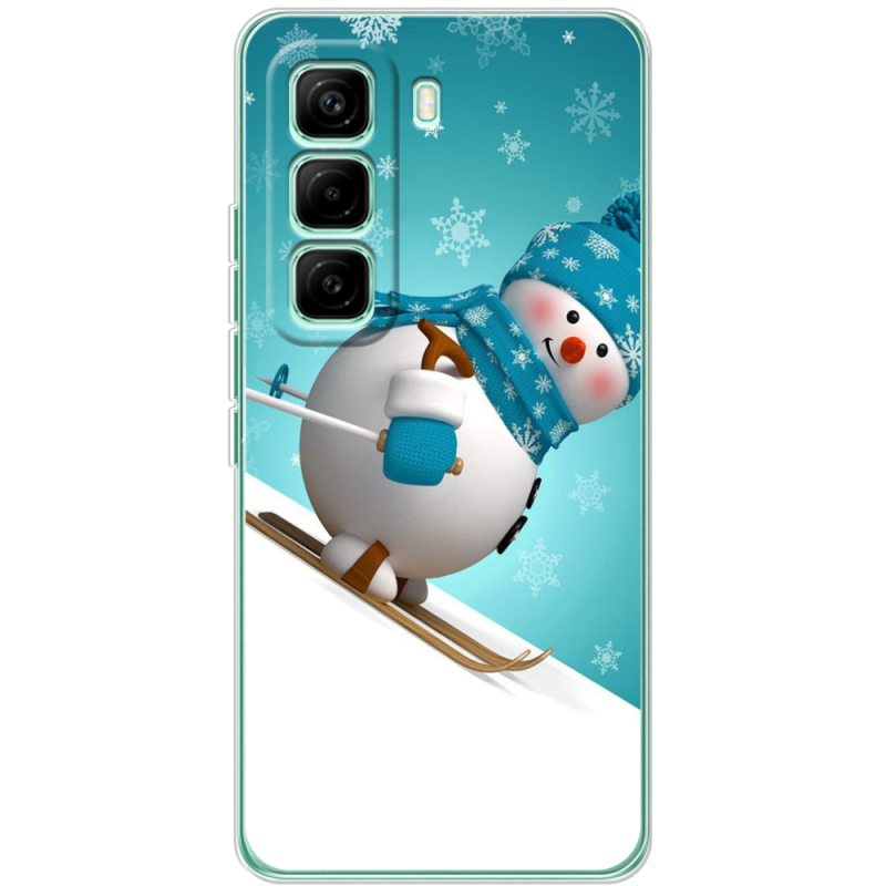 Чохол BoxFace Infinix Hot 60 Pro Skier Snowman