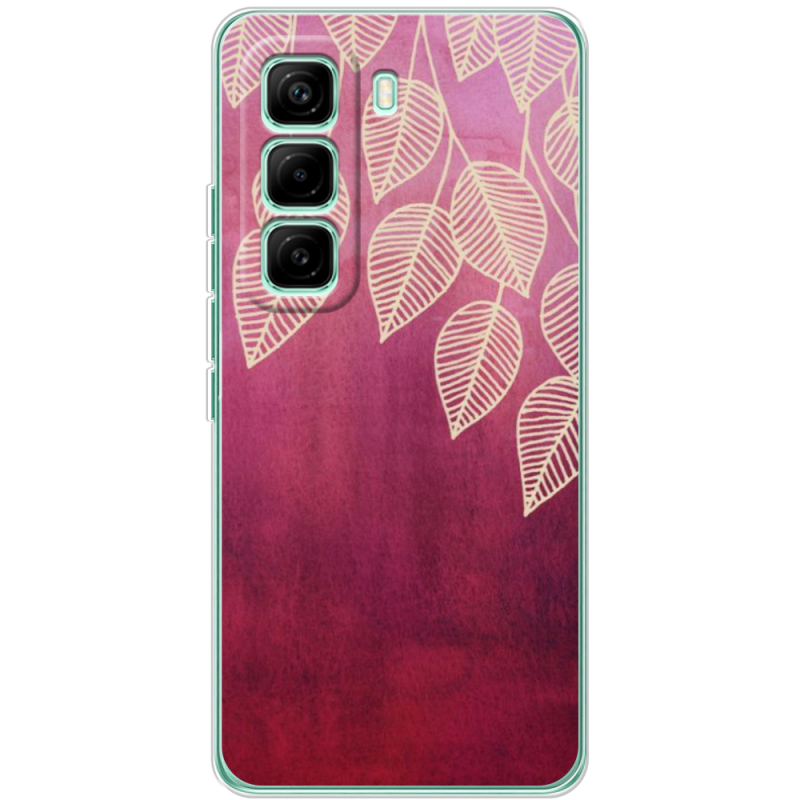 Чохол BoxFace Infinix Hot 60 Pro Gold Leaves