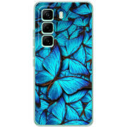 Чохол BoxFace Infinix Hot 60 Pro лазурные бабочки