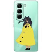 Прозорий чохол BoxFace Infinix Hot 60 Pro Just a Girl