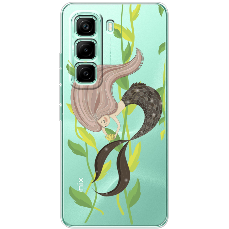 Прозорий чохол BoxFace Infinix Hot 60 Pro Cute Mermaid