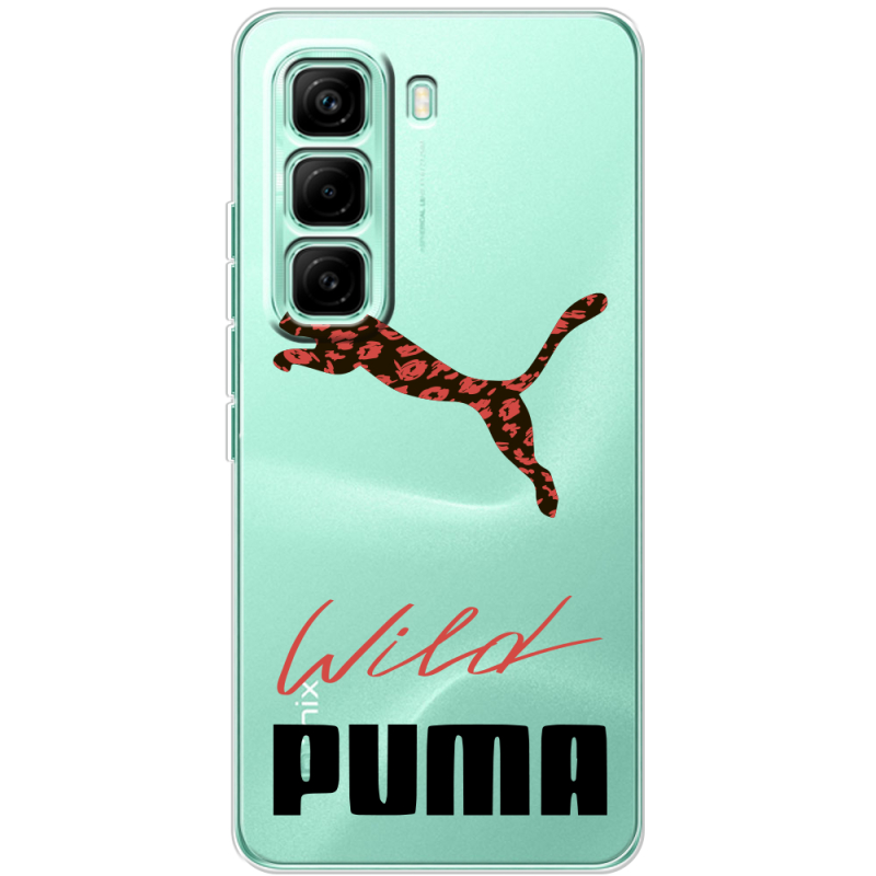 Прозорий чохол BoxFace Infinix Hot 60 Pro Wild Cat