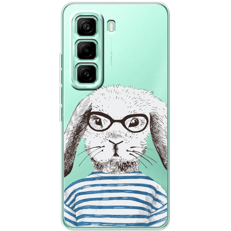 Прозорий чохол BoxFace Infinix Hot 60 Pro MR. Rabbit