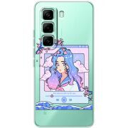 Прозорий чохол BoxFace Infinix Hot 60 Pro The Sakuras Will Cry For You