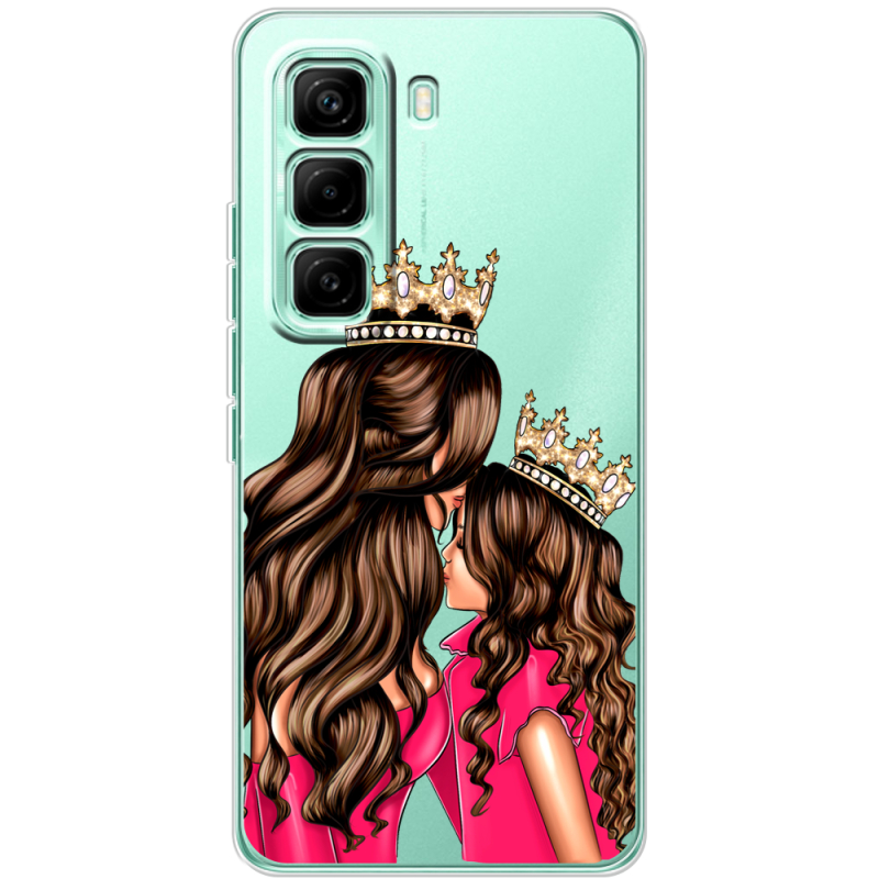 Прозорий чохол BoxFace Infinix Hot 60 Pro Queen and Princess