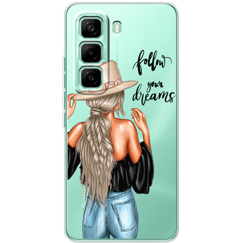 Прозорий чохол BoxFace Infinix Hot 60 Pro Follow Your Dreams