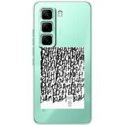 Прозорий чохол BoxFace Infinix Hot 60 Pro Blah Blah