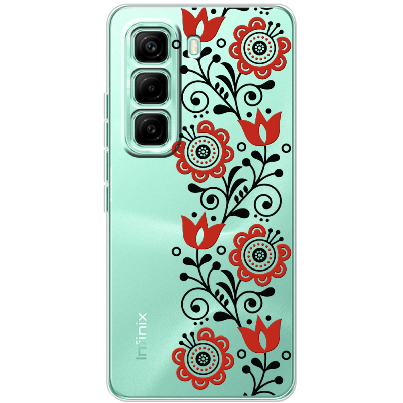 Прозорий чохол BoxFace Infinix Hot 60 Pro Ethno Ornament