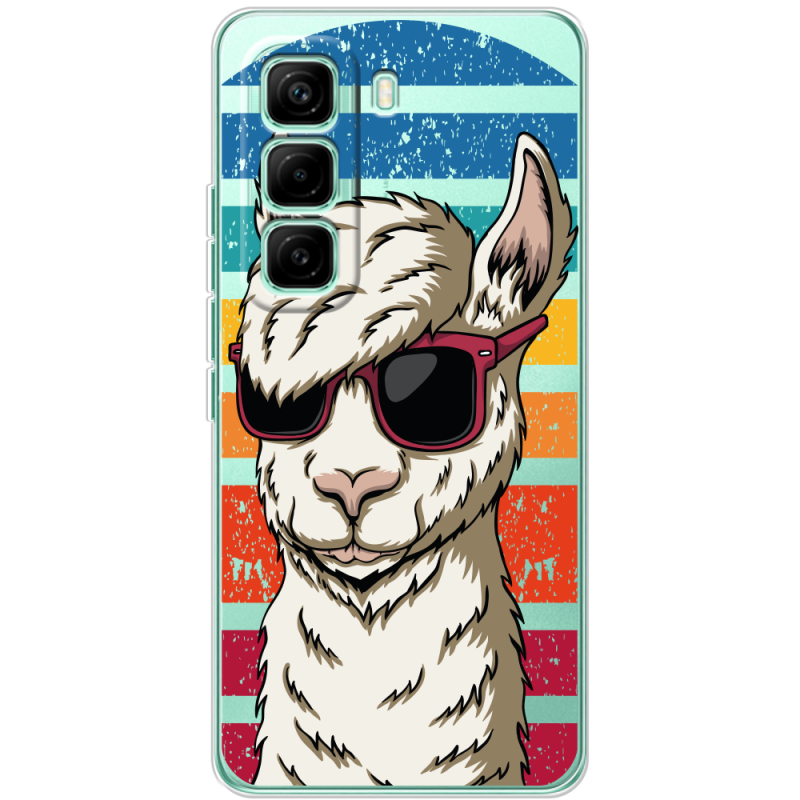 Прозорий чохол BoxFace Infinix Hot 60 Pro Стильна Лама