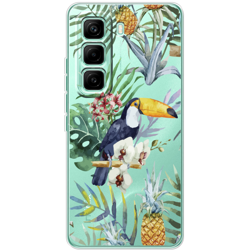 Прозорий чохол BoxFace Infinix Hot 60 Pro Tucan