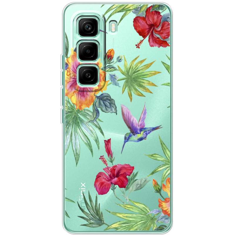 Прозорий чохол BoxFace Infinix Hot 60 Pro Tropical