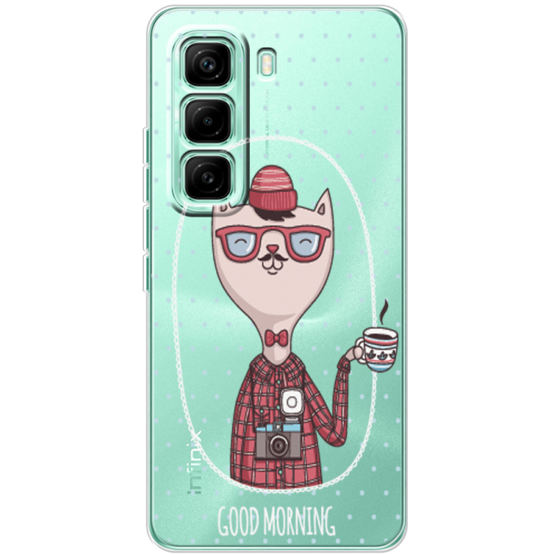 Прозорий чохол BoxFace Infinix Hot 60 Pro Good Morning