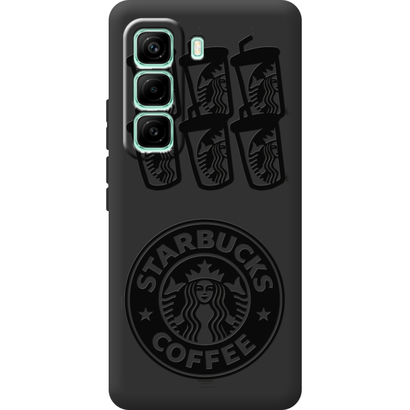 Чорний чохол BoxFace Infinix Hot 60 Pro Black Coffee