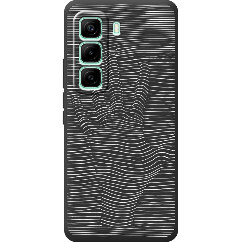 Чорний чохол BoxFace Infinix Hot 60 Pro Optical Hand