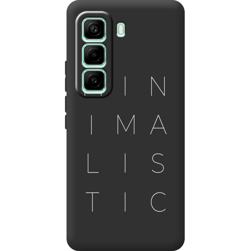 Чорний чохол BoxFace Infinix Hot 60 Pro Minimalistic