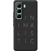 Чорний чохол BoxFace Infinix Hot 60 Pro Minimalistic