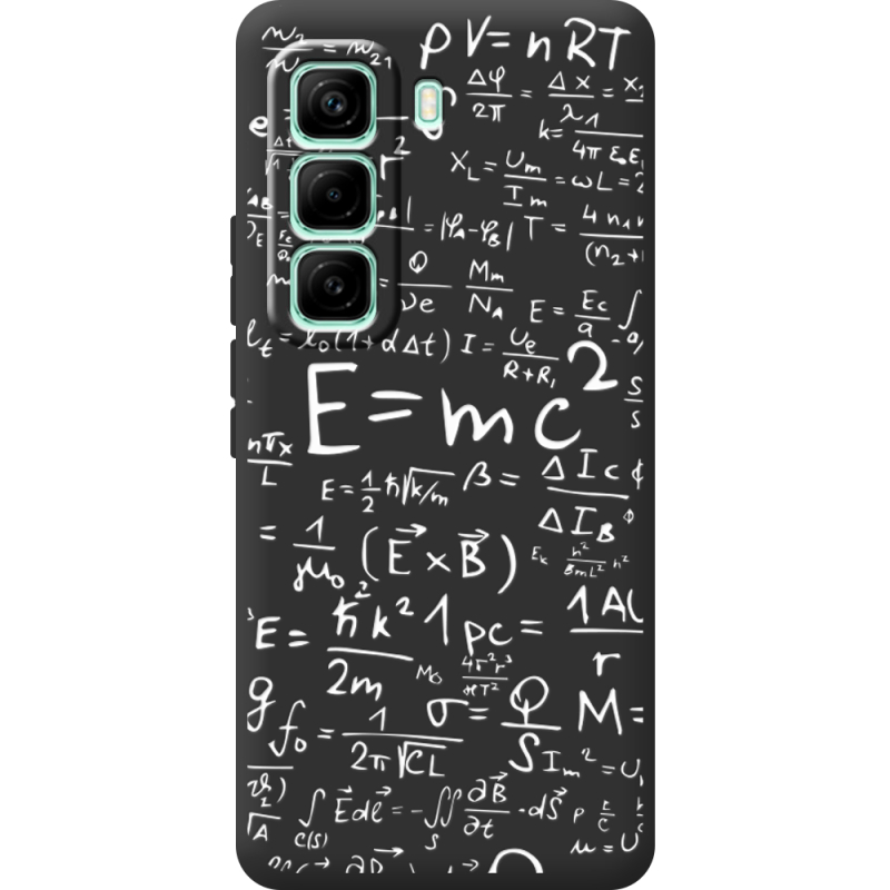 Чорний чохол BoxFace Infinix Hot 60 Pro E=mc2