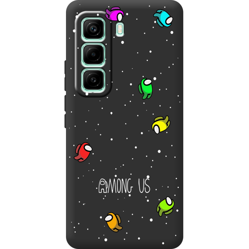 Чорний чохол BoxFace Infinix Hot 60 Pro Among Us Invisible