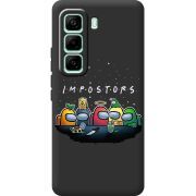 Чорний чохол BoxFace Infinix Hot 60 Pro Among Us Impostors