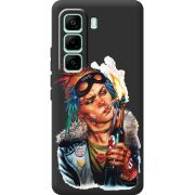 Чорний чохол BoxFace Infinix Hot 60 Pro Tanker Girl