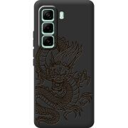 Чорний чохол BoxFace Infinix Hot 60 Pro Chinese Dragon