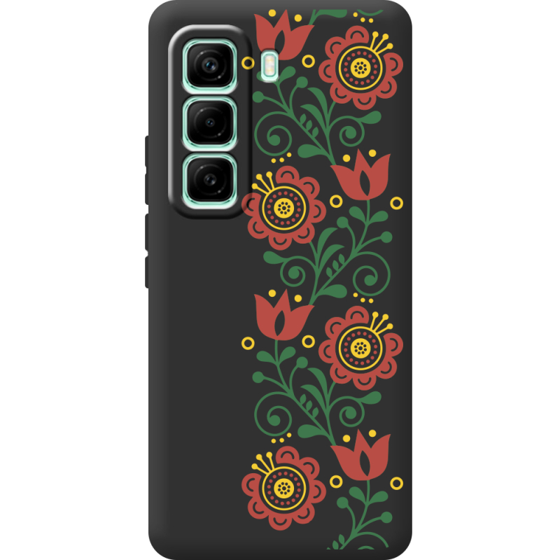 Чорний чохол BoxFace Infinix Hot 60 Pro Ethno