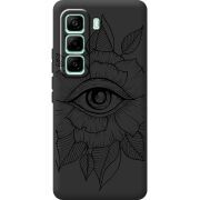 Чорний чохол BoxFace Infinix Hot 60 Pro Eye