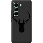 Чорний чохол BoxFace Infinix Hot 60 Pro Deer