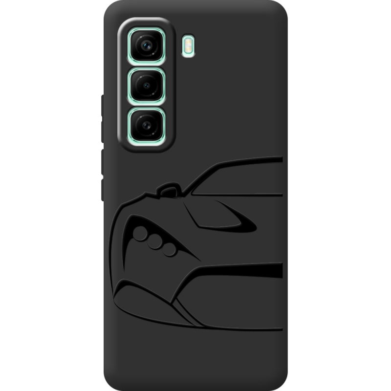 Чорний чохол BoxFace Infinix Hot 60 Pro Sportcar