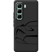 Чорний чохол BoxFace Infinix Hot 60 Pro Sportcar