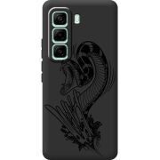 Чорний чохол BoxFace Infinix Hot 60 Pro Snake