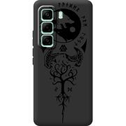 Чорний чохол BoxFace Infinix Hot 60 Pro Hugin and Munin