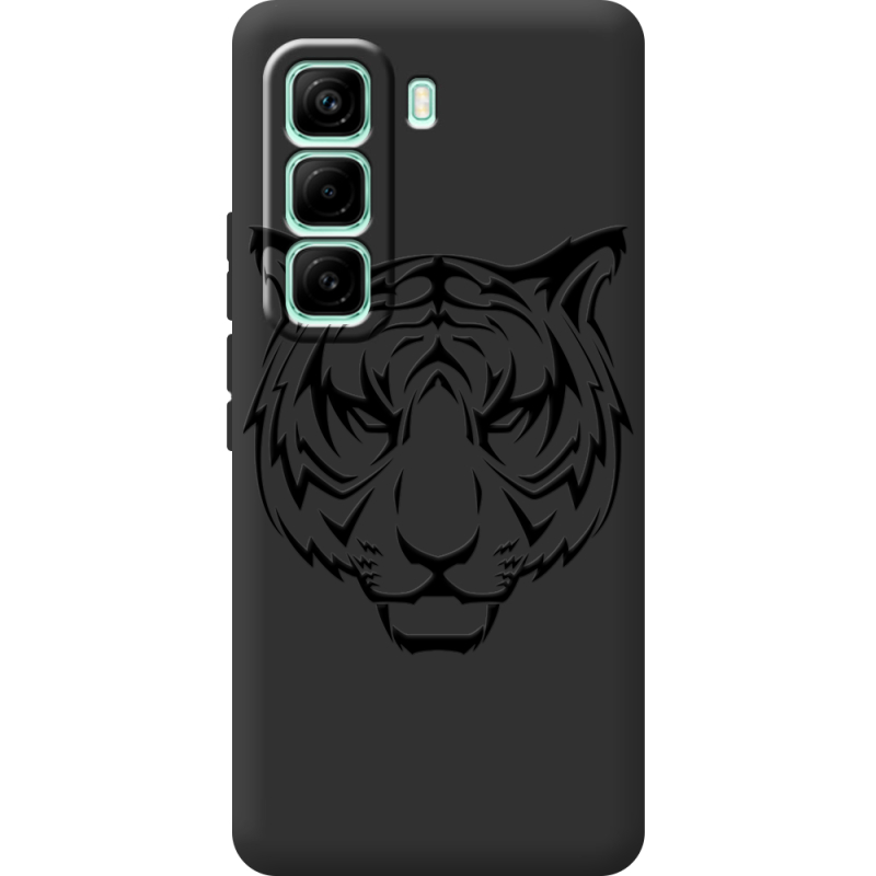 Чорний чохол BoxFace Infinix Hot 60 Pro Tiger