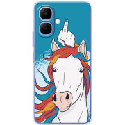 Чохол BoxFace Tecno Go 2 Fuck Unicorn