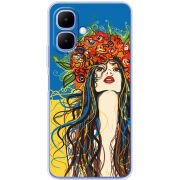 Чохол BoxFace Tecno Go 2 Ukraine Girl